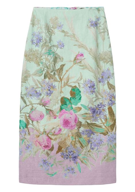 Gonna a fiori multicolore La DoubleJ - donna LA DOUBLE J | SKI0011GR11